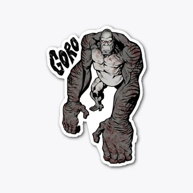 GORO The Mutant Primate White T-Shirt