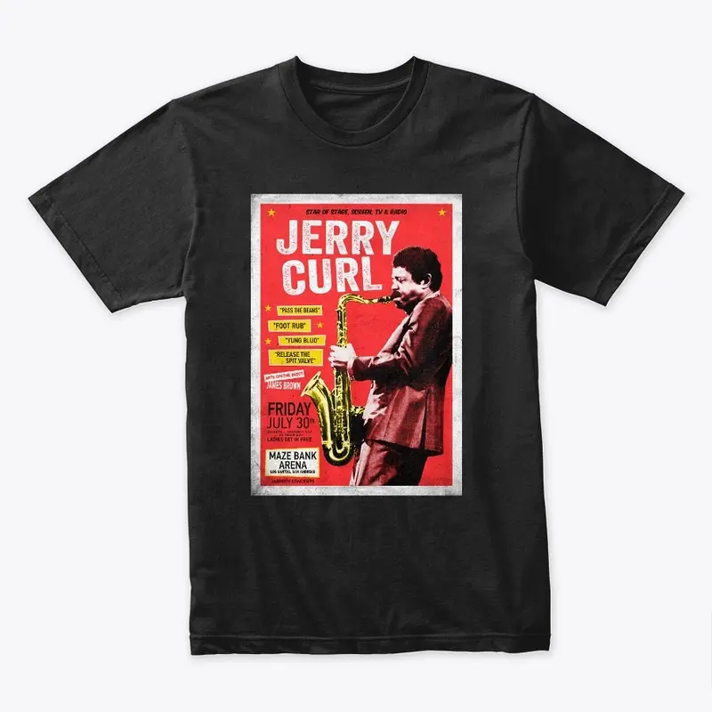 Jerry Curl Poster Tee